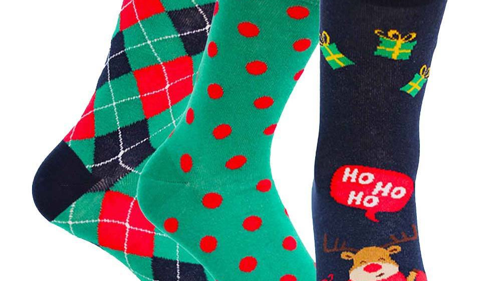 Modne skarpetki świąteczne dla mężczyzn