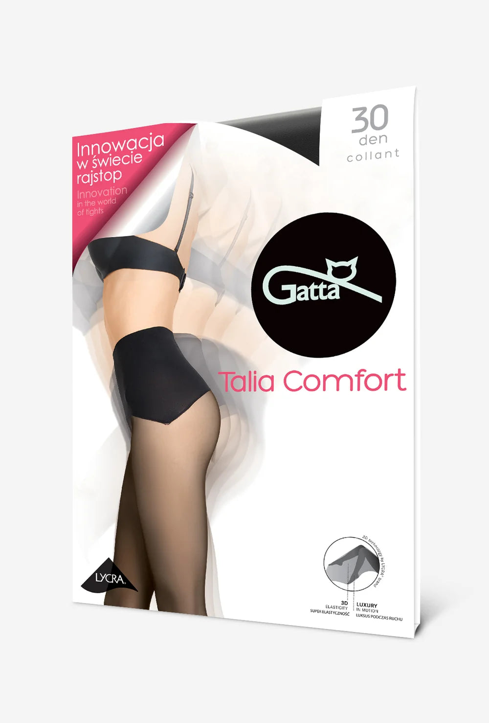 Rajstopy ze ściągaczem seamlesowym Talia Comfort 30 den - Gatta