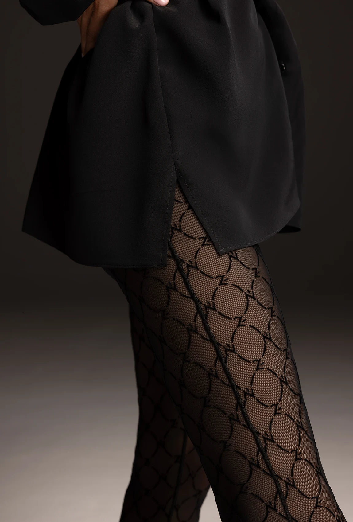Transparentne legginsy Monogram Gatta x Maciej Zień - Gatta