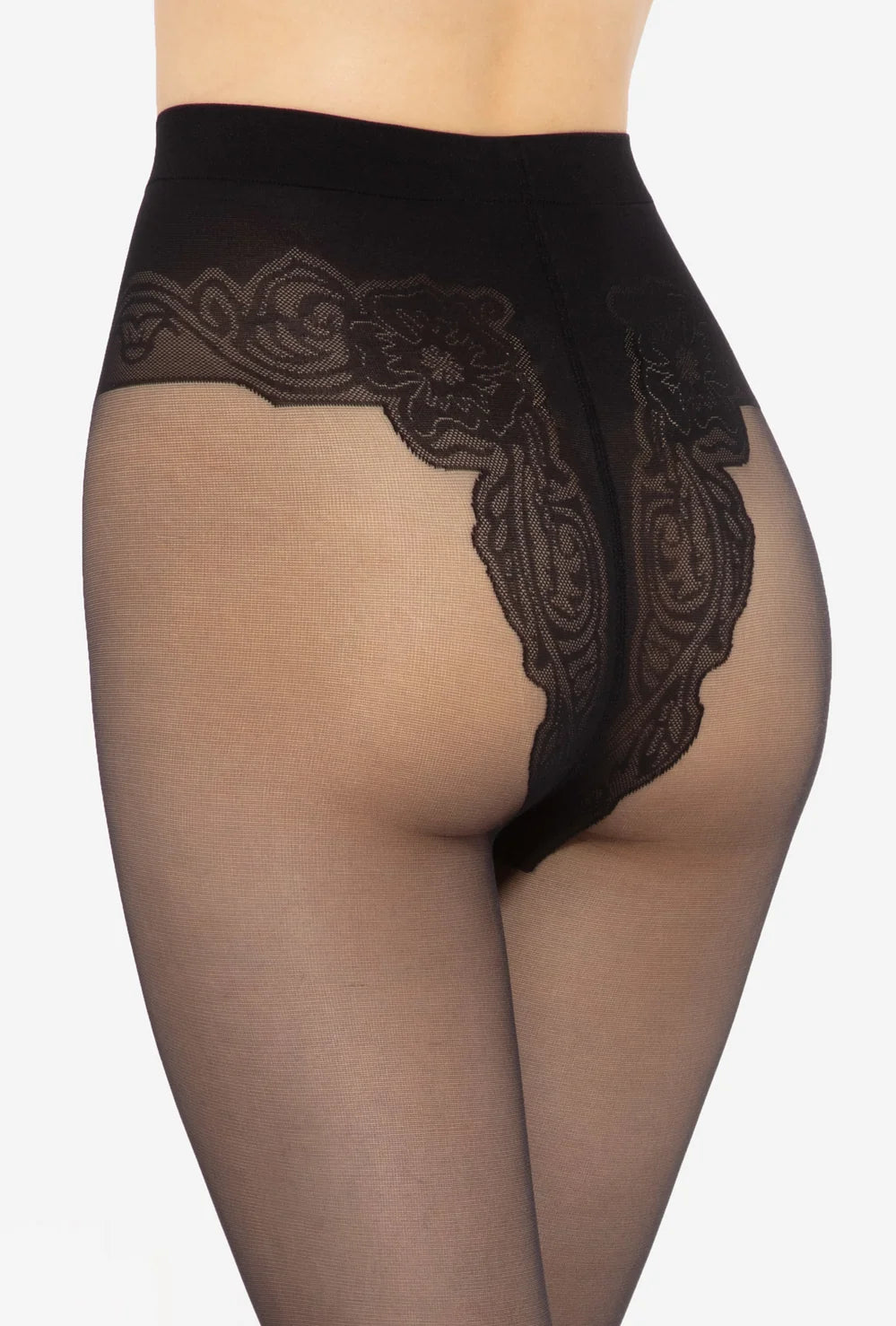 Rajstopy damskie z koronkową częścią majteczkową Monica 20 den - Gatta