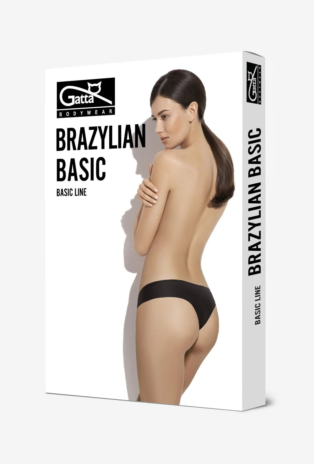 Majtki brazyliany bezszwowe Brazylian Basic - Gatta