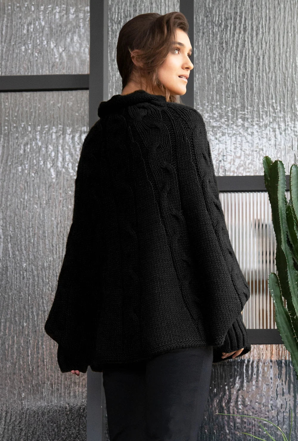 Sweter ponczo Sevilla - Gatta