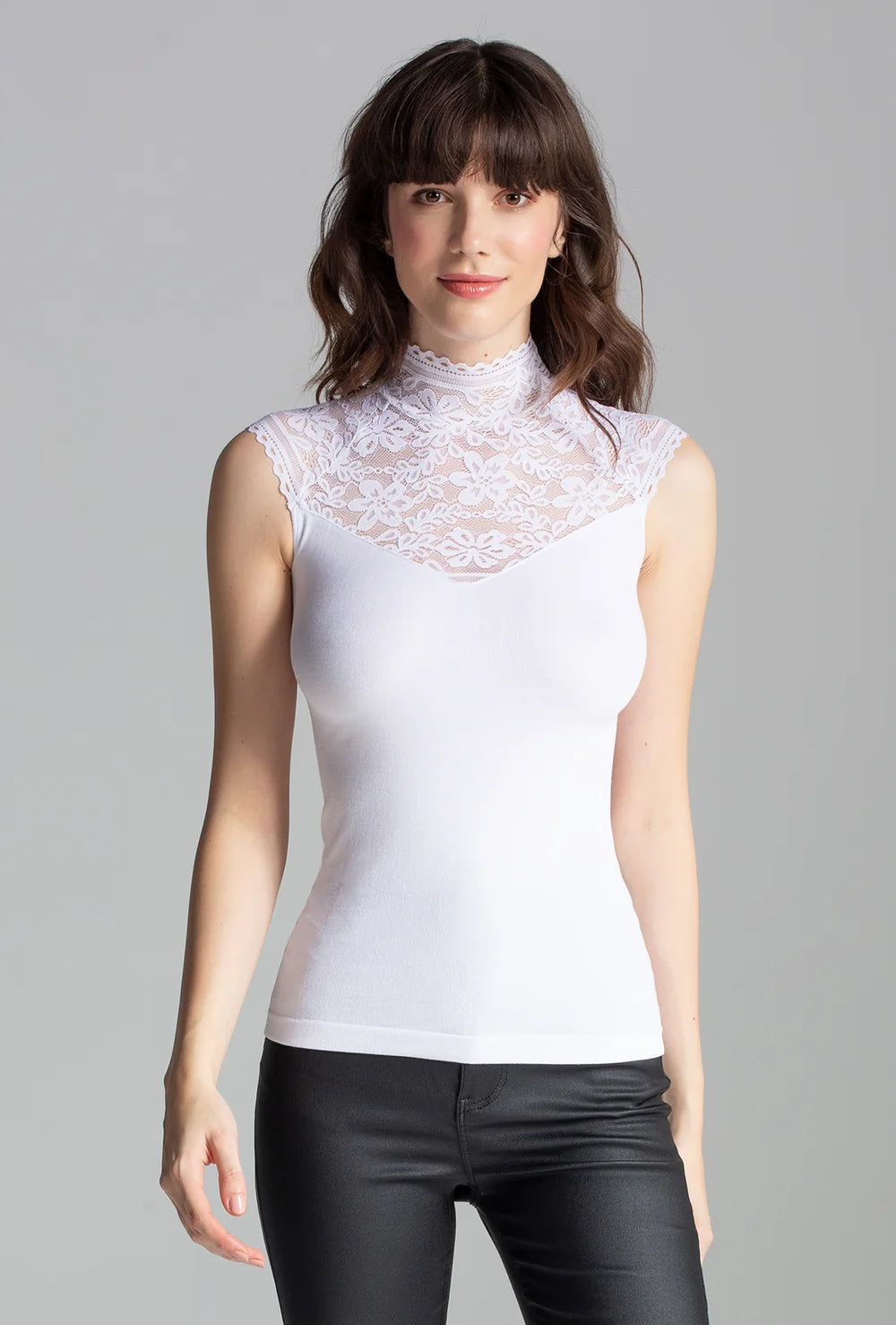 Golf wykończony koronką Agustina - Gatta