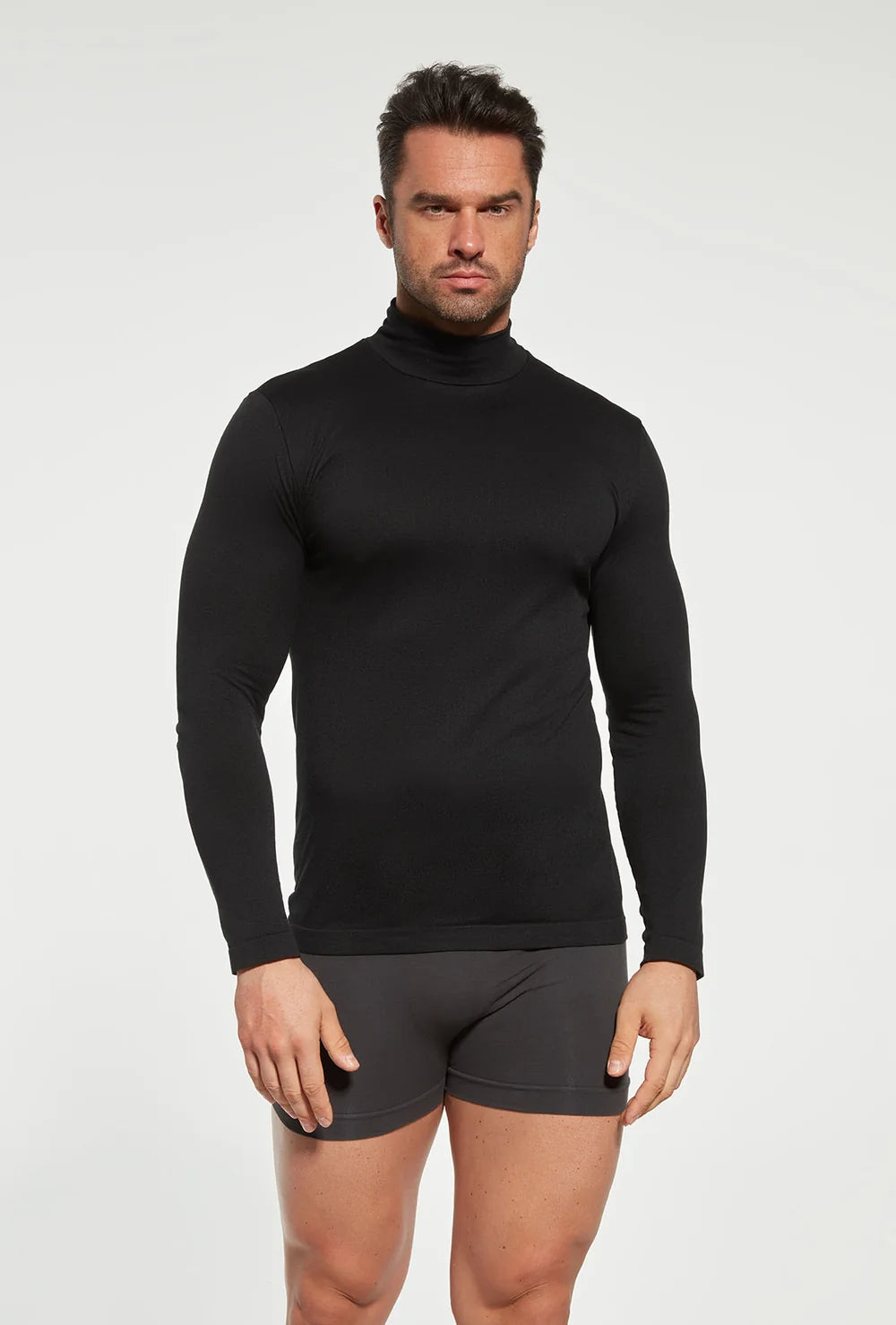 Czarny półgolf męski Keep Hot - Gatta