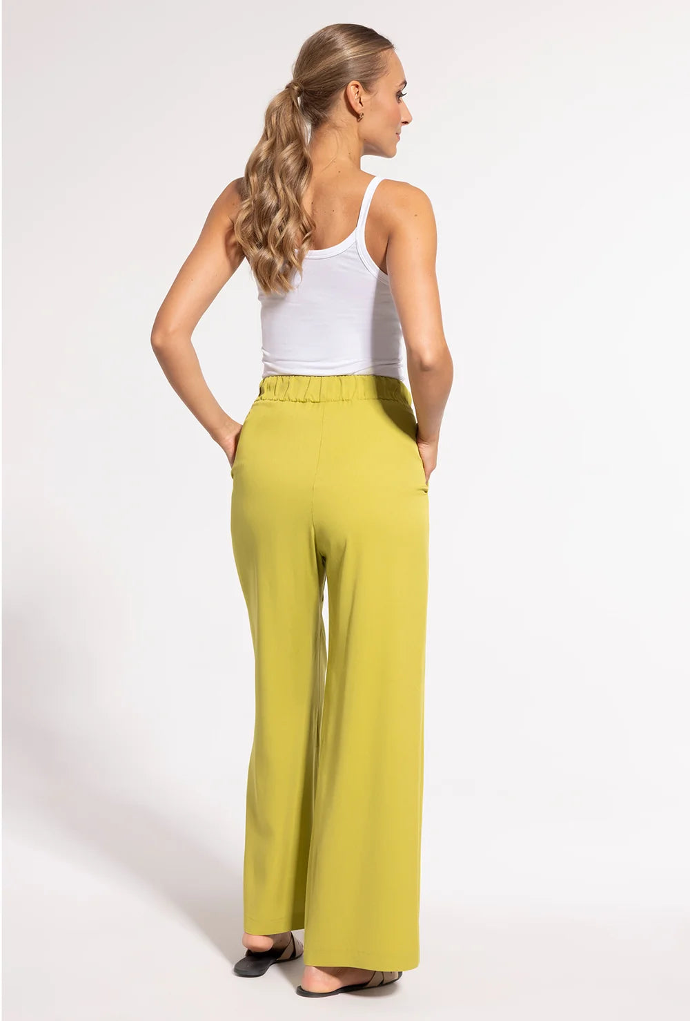 Spodnie z wiskozy Leni - Gatta