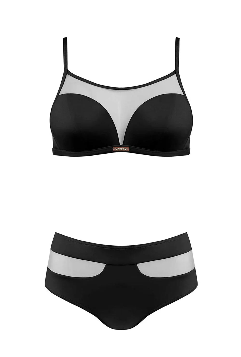 Czarny strój kąpielowy (S1085) - Gatta