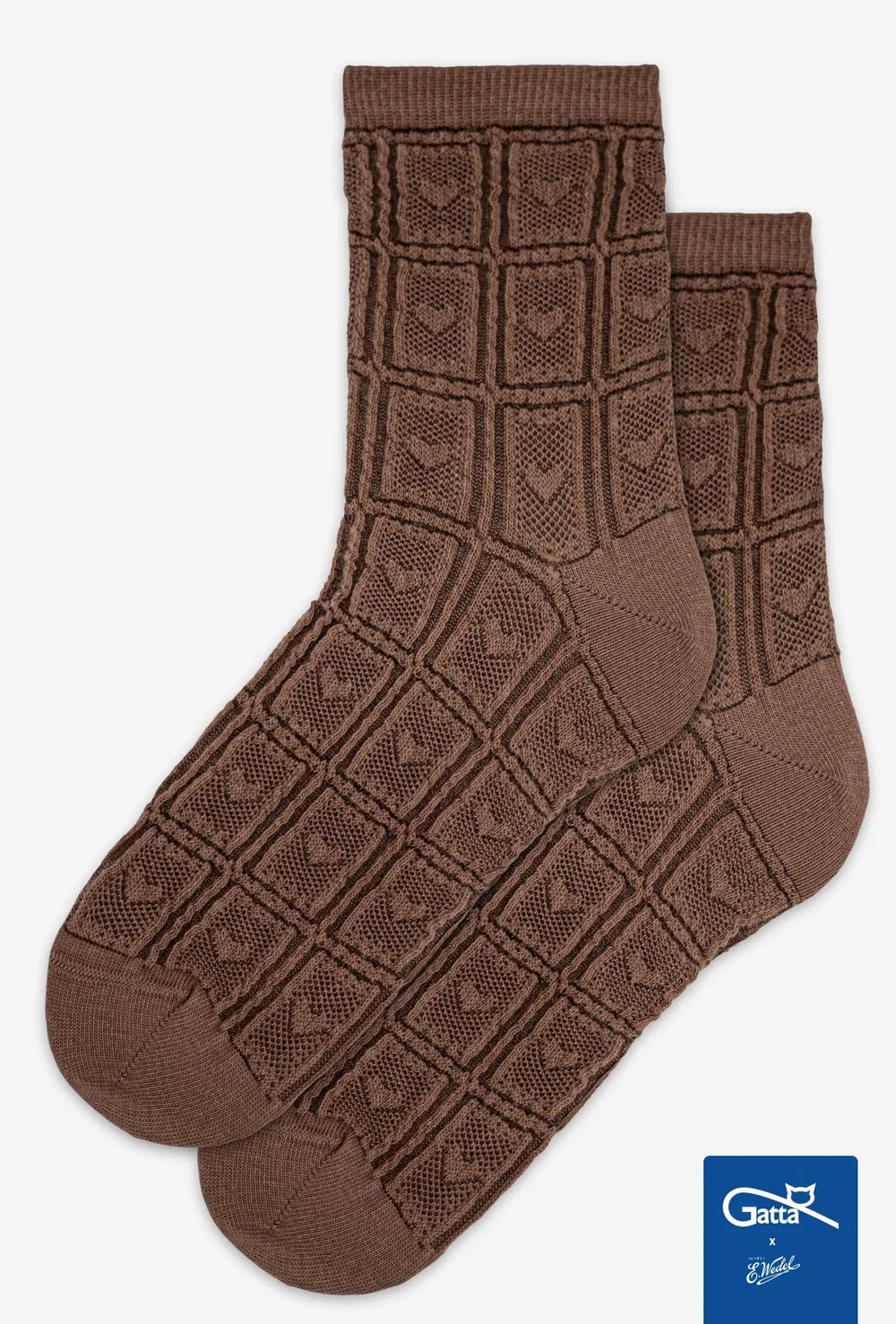 3-pak czekoladowych skarpetek - Gatta x Wedel - Gatta