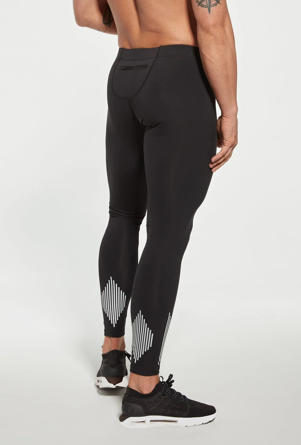 Męskie legginsy sportowe Running - Gatta