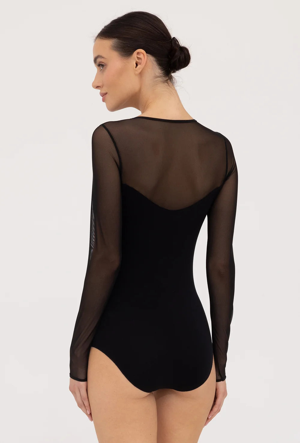 Czarne body z siateczką Elisa - Gatta