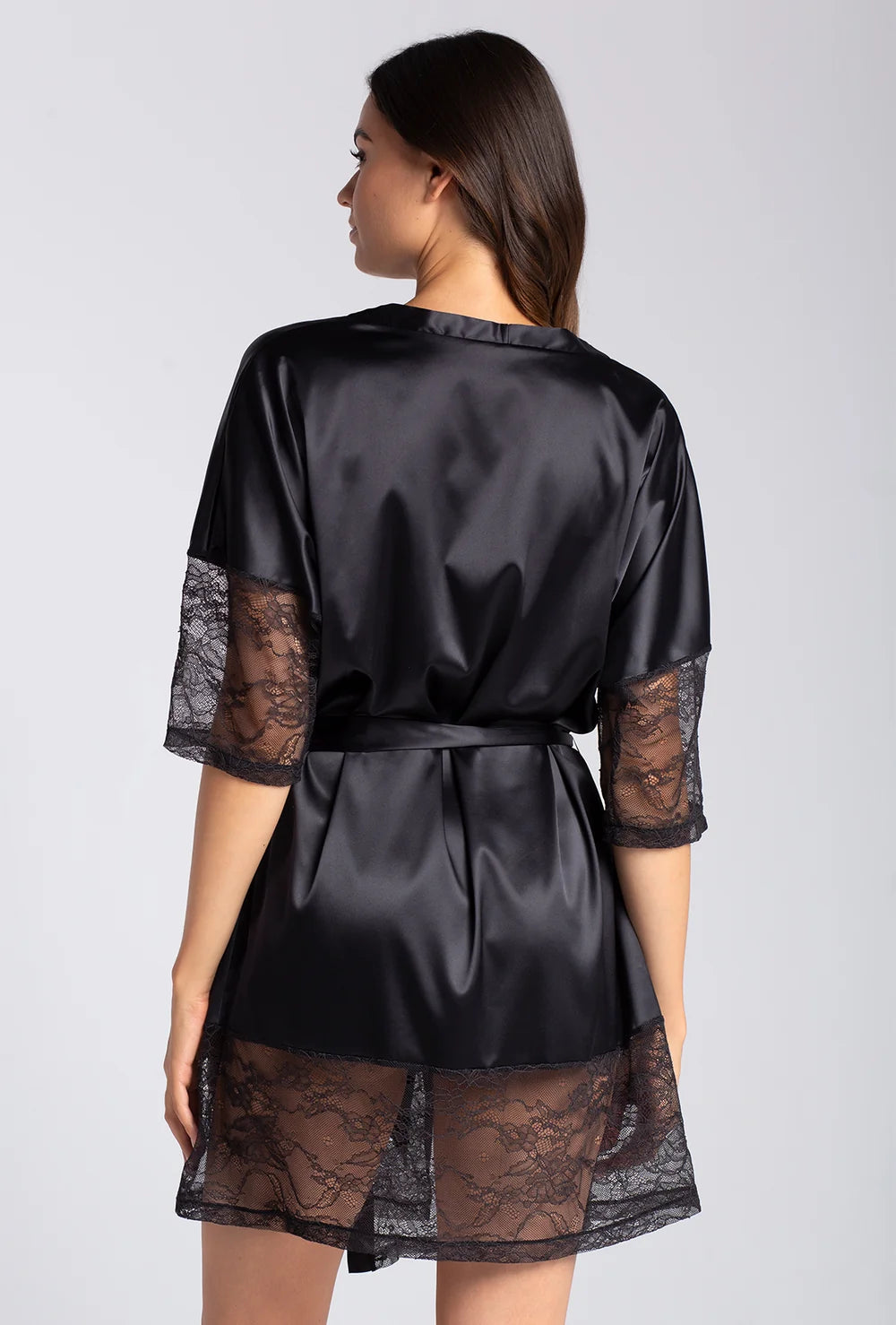 Satynowy szlafrok Suzi - Gatta