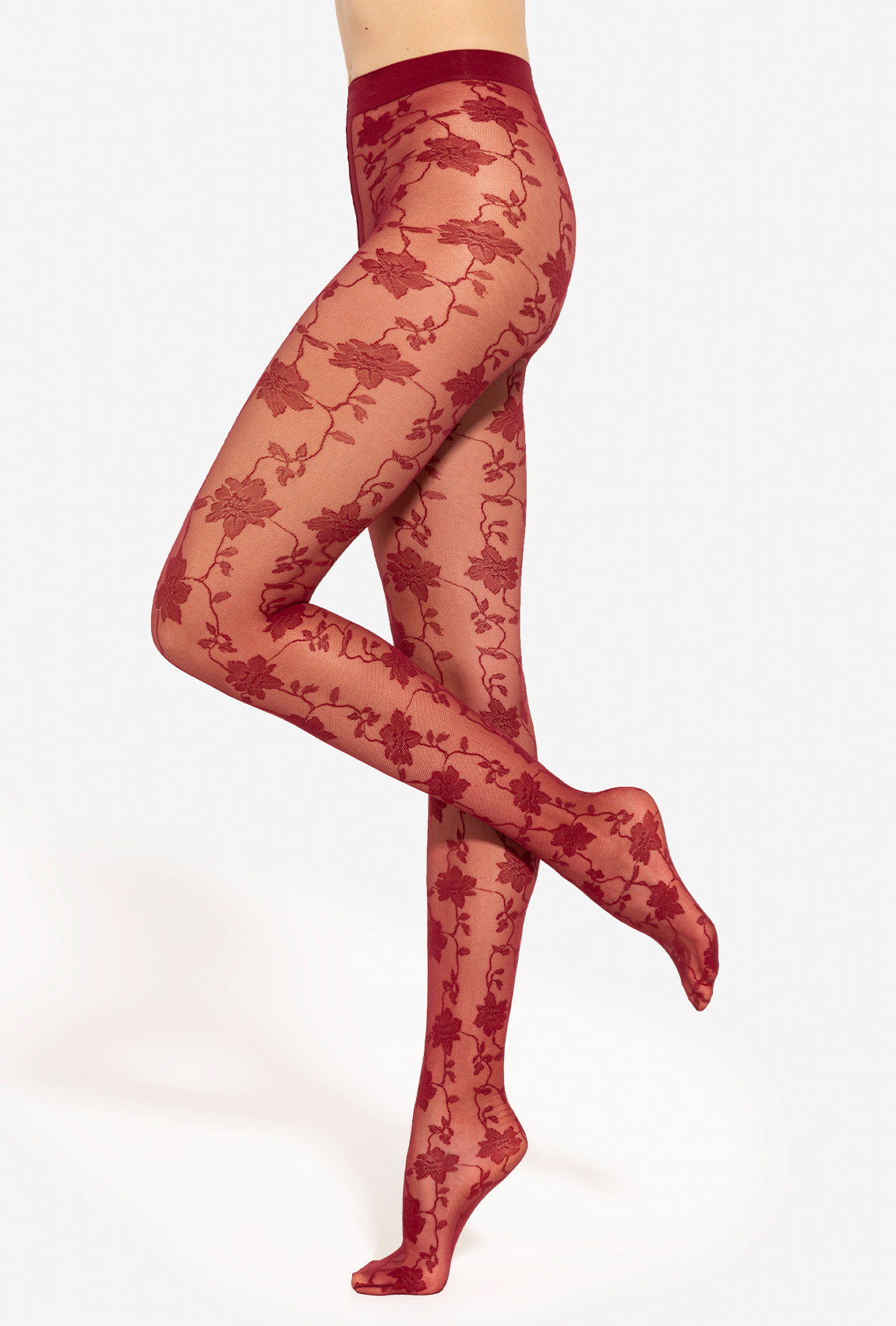 Rajstopy w kwiaty Faria wz. 11 - Gatta