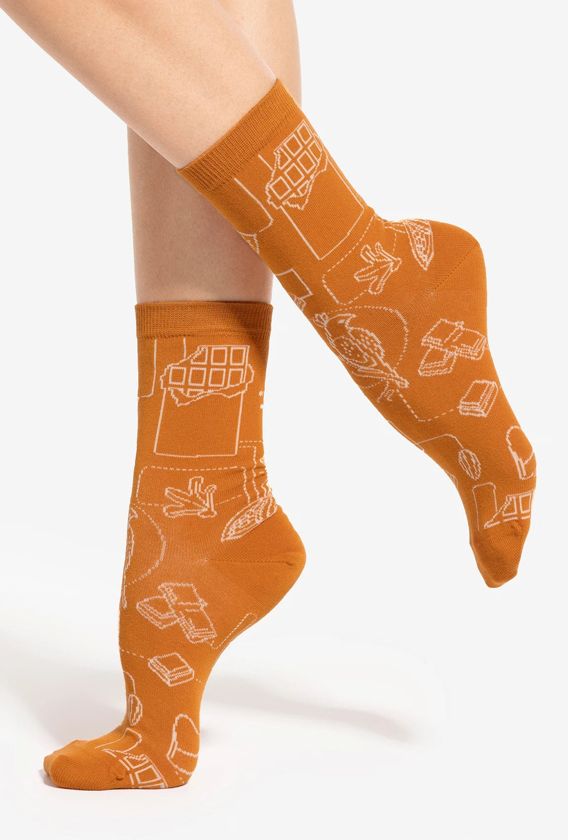 Skarpetki w kolorach czekolady - Gatta x Wedel - Gatta