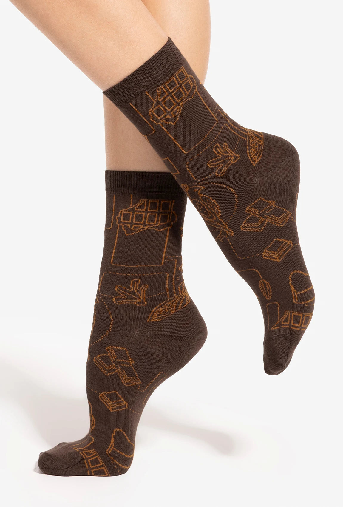 Skarpetki w kolorach czekolady - Gatta x Wedel - Gatta