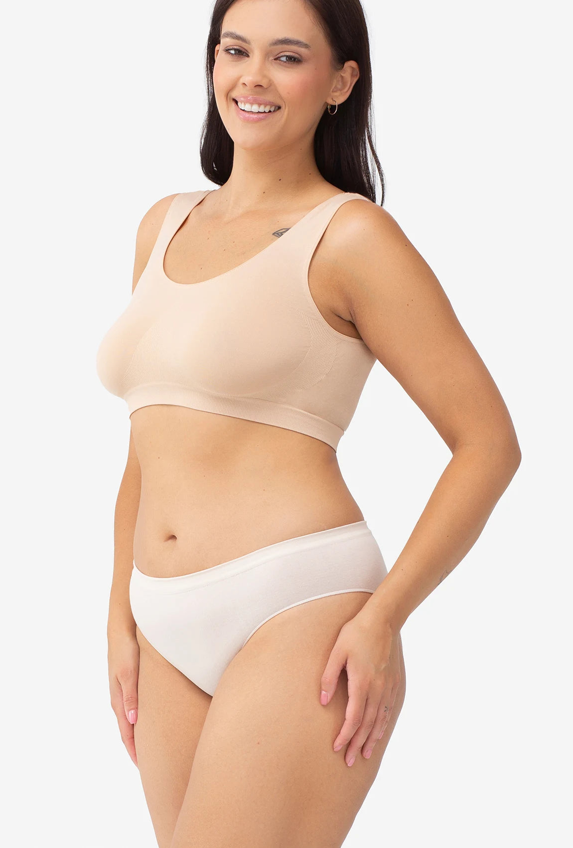 Majtki bawełniane bezszwowe Bikini Cotton - Gatta