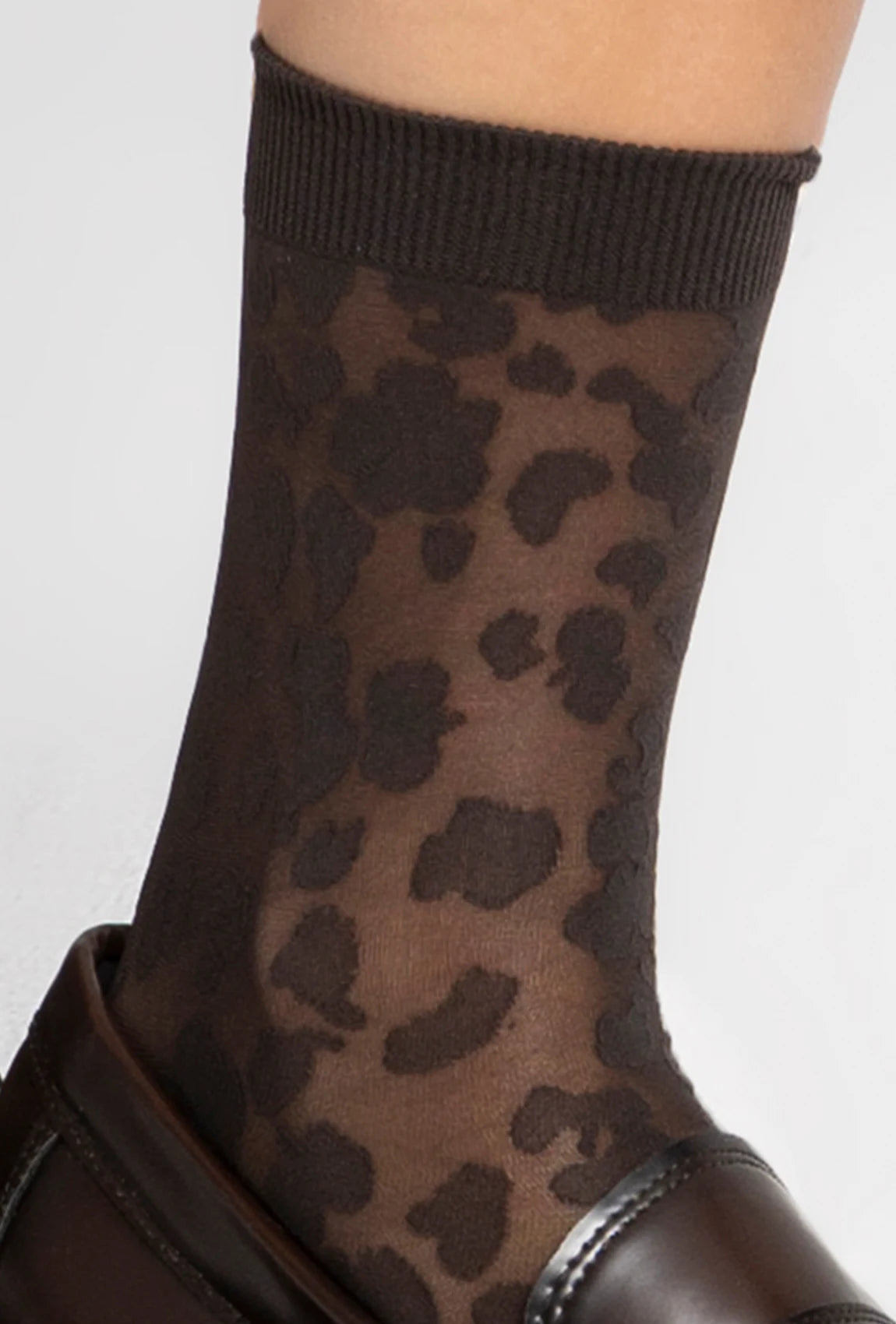Brązowe skarpetki Bloom z kolekcji Zień x Gatta - Gatta