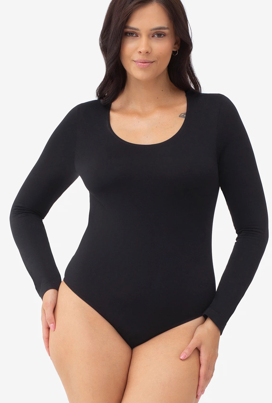 Body bezszwowe z długim rękawem Body L - Gatta