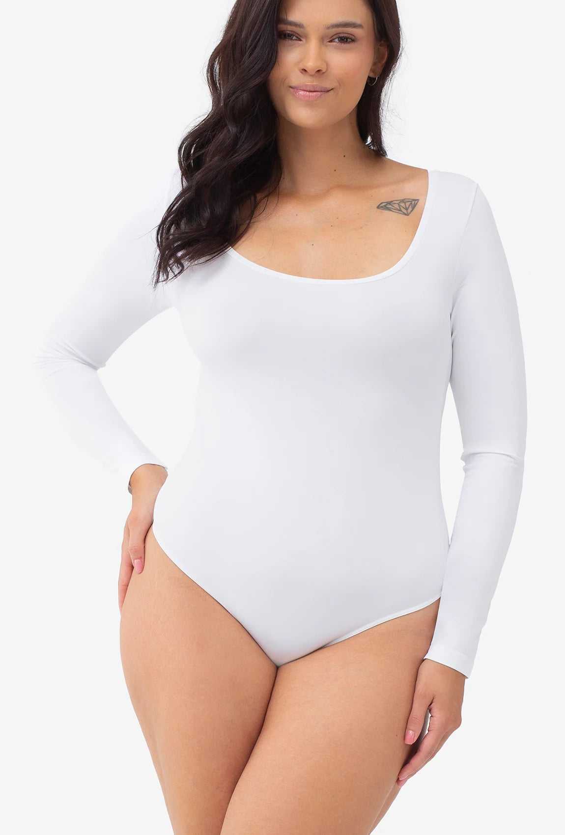 Body bezszwowe z długim rękawem Body Perfect - Gatta