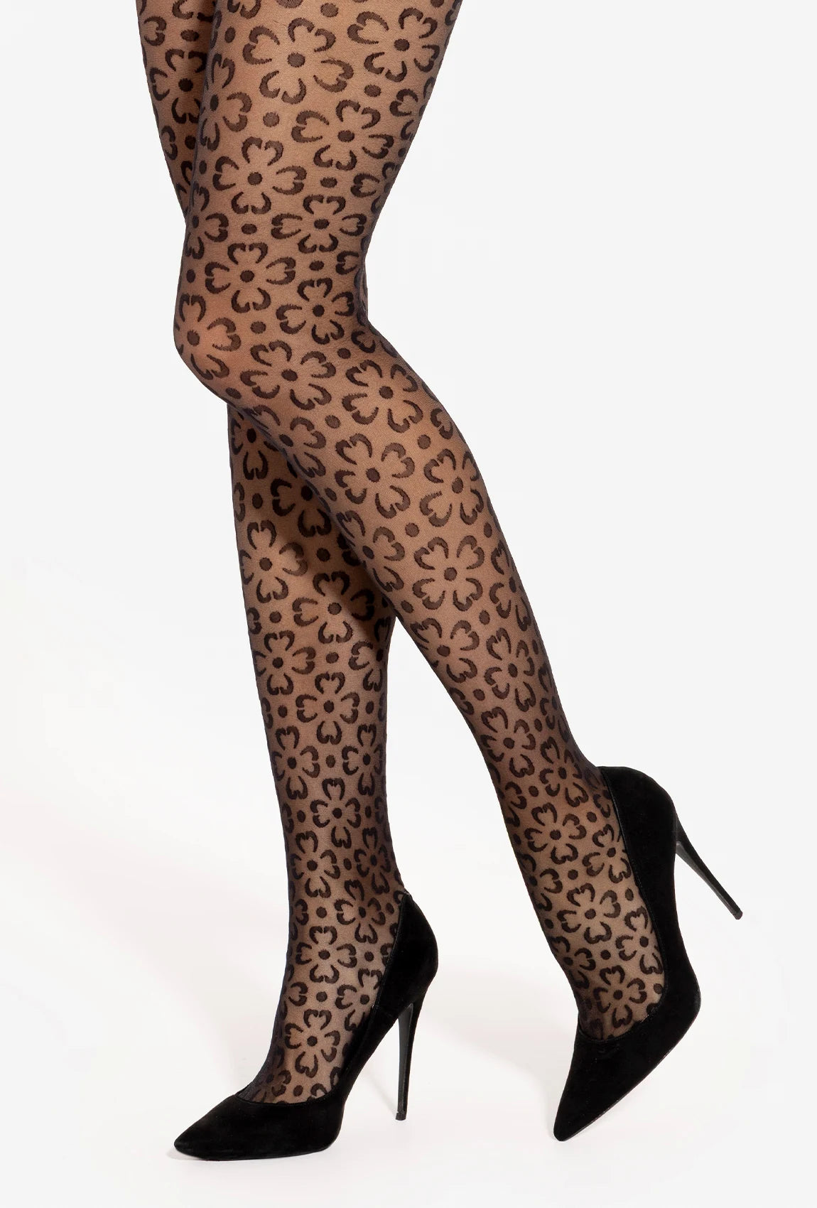 Rajstopy w kwiaty Daisy 03 - Gatta