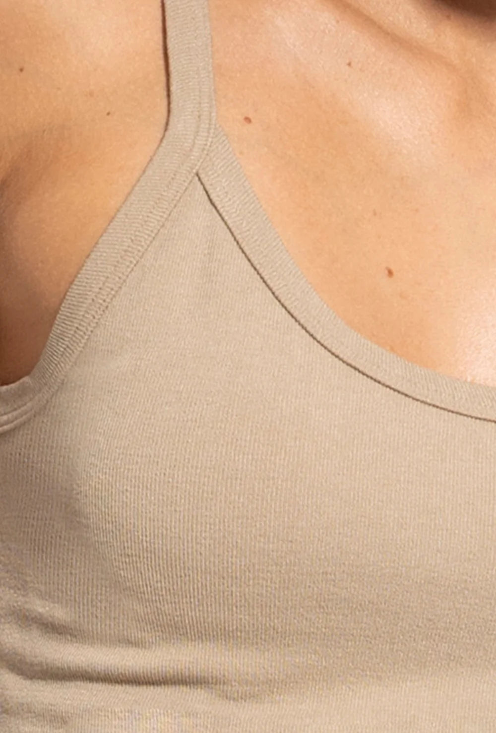 Dopasowany top na ramiączkach Bege - Gatta