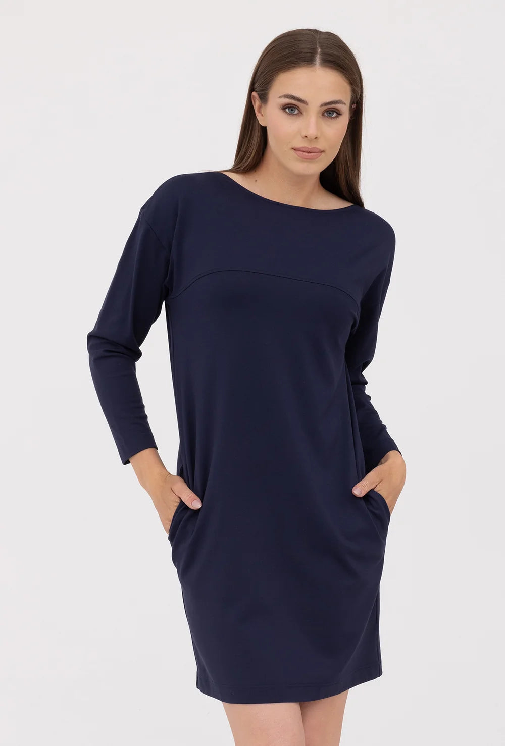 Luźna sukienka z kieszeniami Vitto - Gatta