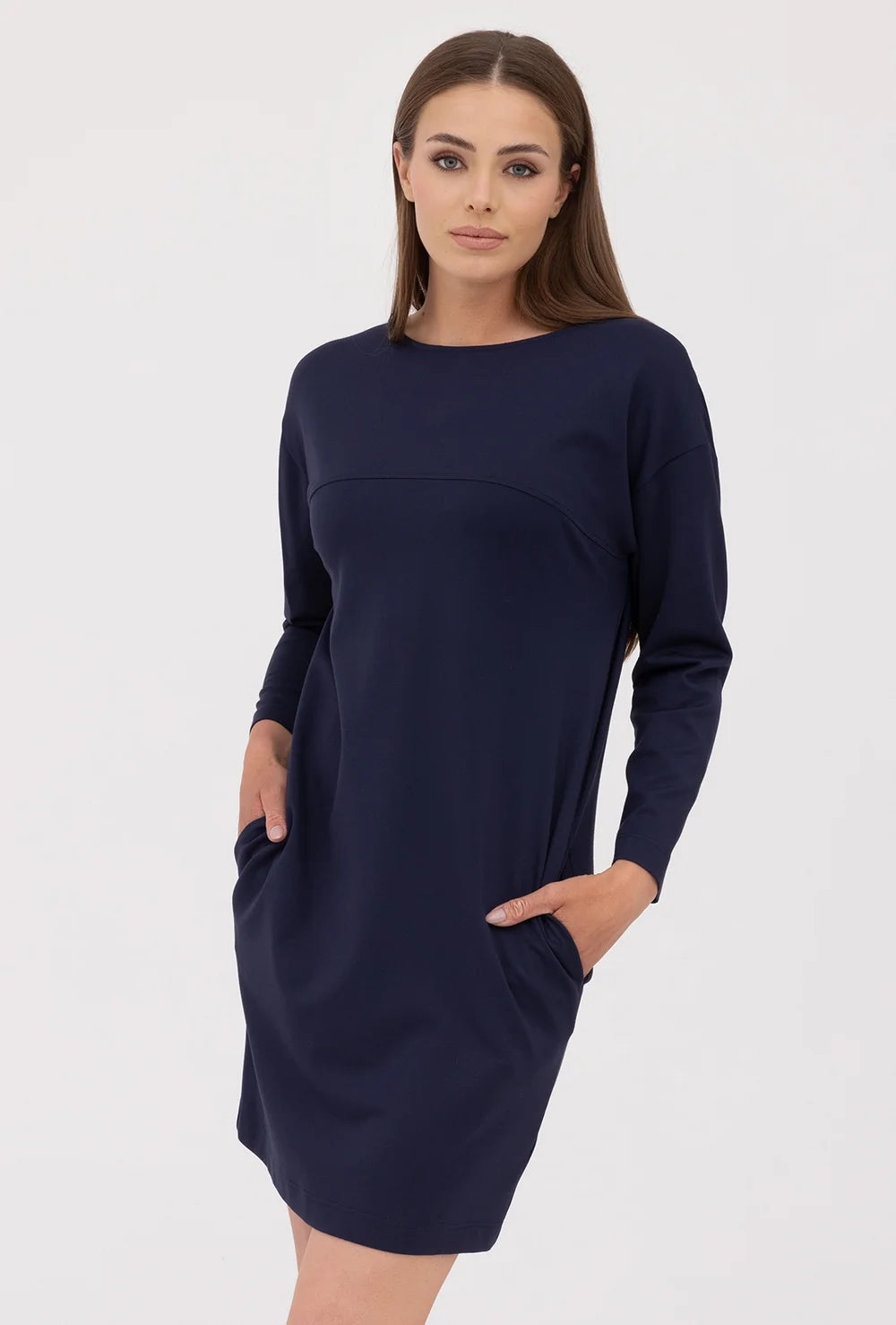 Luźna sukienka z kieszeniami Vitto - Gatta