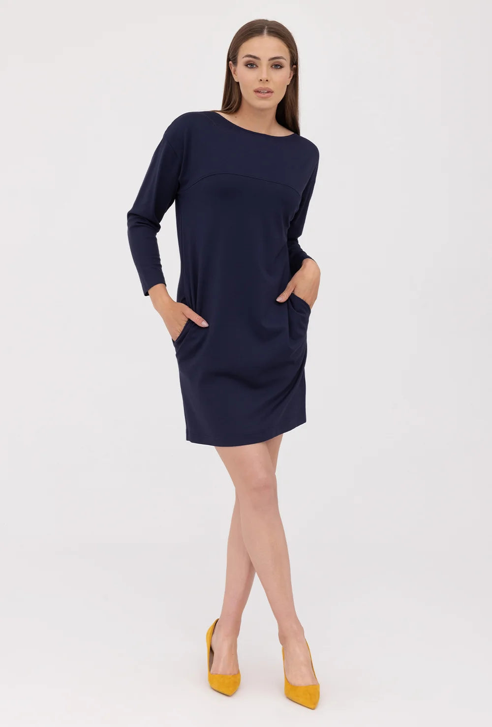 Luźna sukienka z kieszeniami Vitto - Gatta