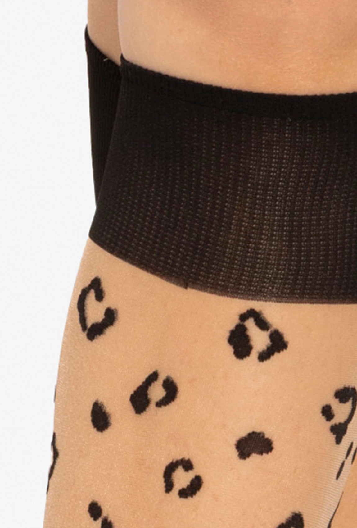 Beżowe podkolanówki w cętki 28 - Gatta