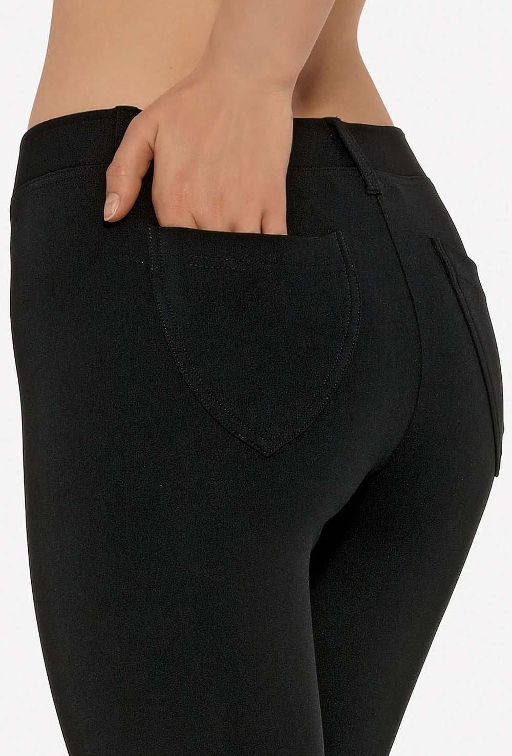 Legginsy z przeszyciem Black - Gatta