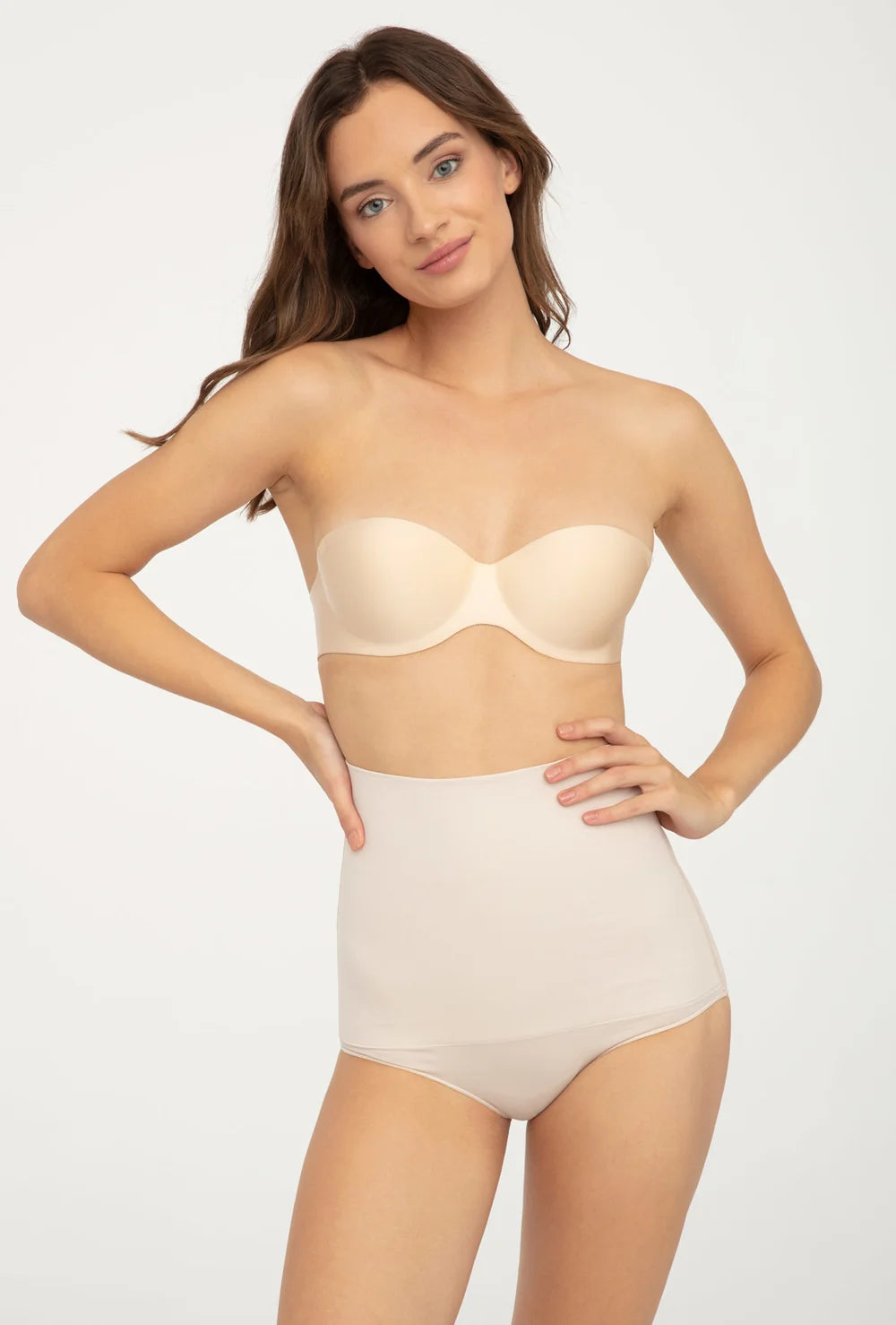 Majtki wyszczuplające z wysokim stanem Bikini HW Shape line - Gatta