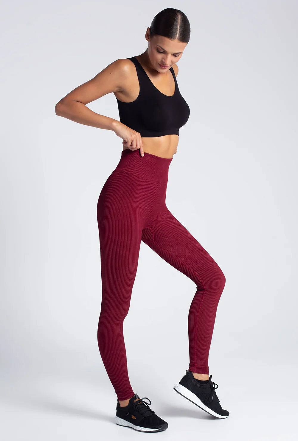 Prążkowane legginsy Arum - Gatta