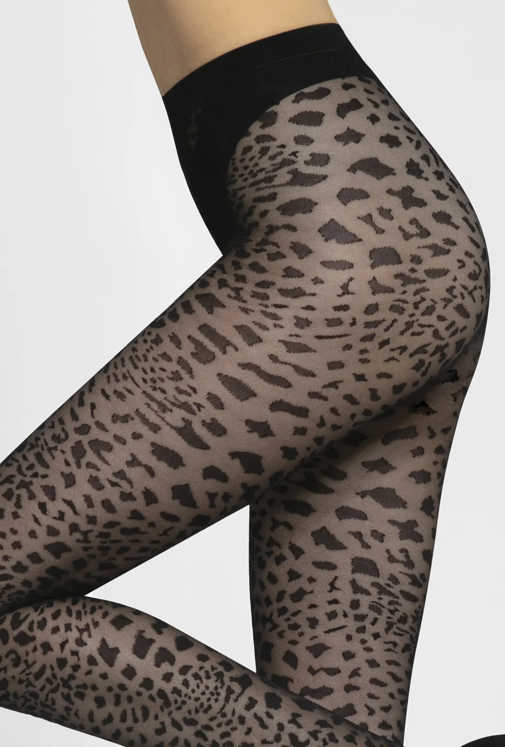 Rajstopy damskie ze zwierzęcym printem Wild Cat wz. 02 - Gatta