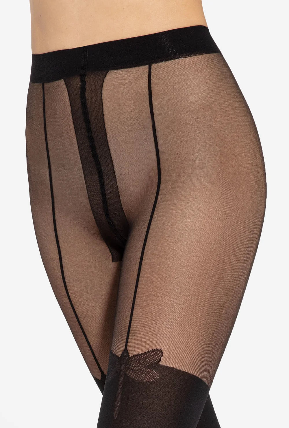 Rajstopy imitujące pończochy Girl-up wz. 47 - Gatta