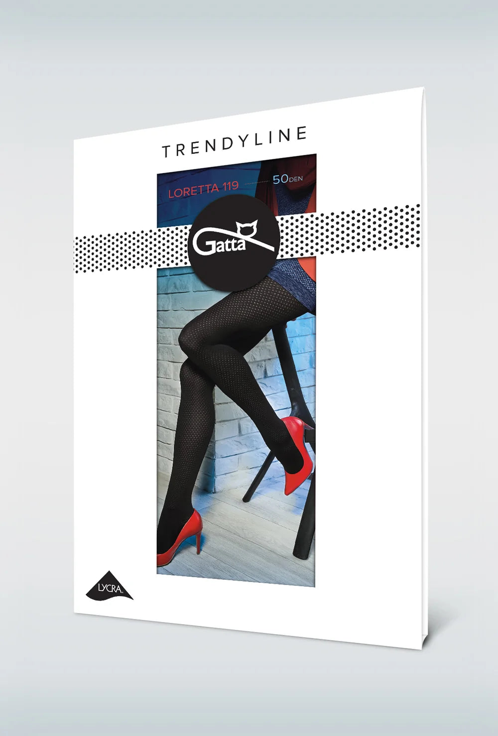 Rajstopy wzorzyste Loretta - 119 - Gatta