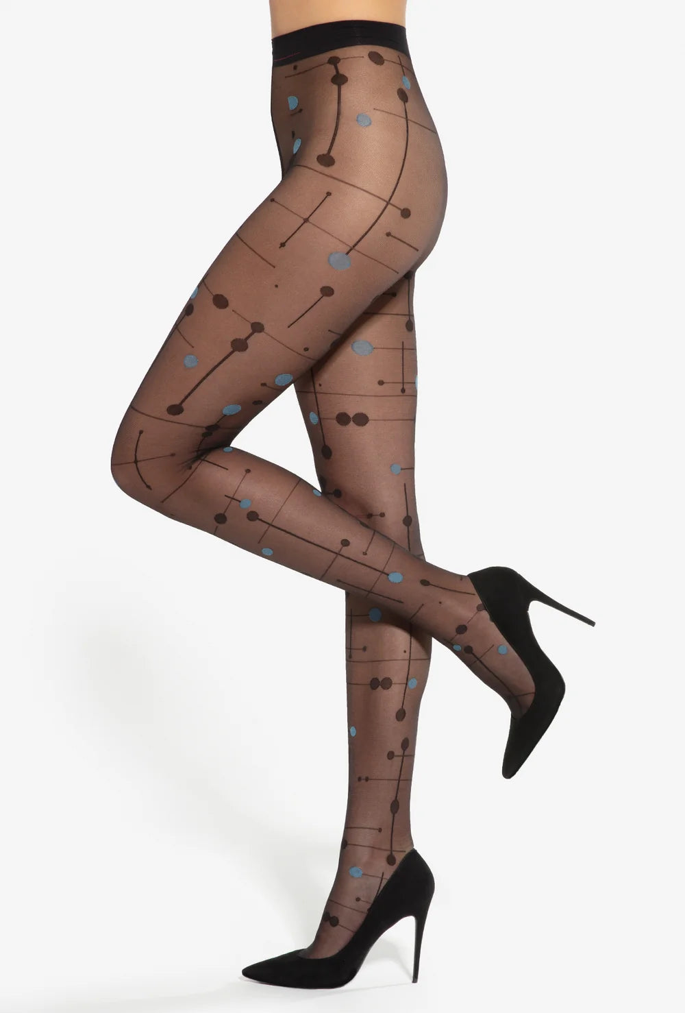 Rajstopy w geometryczne wzory Arti wz. 03 - Gatta