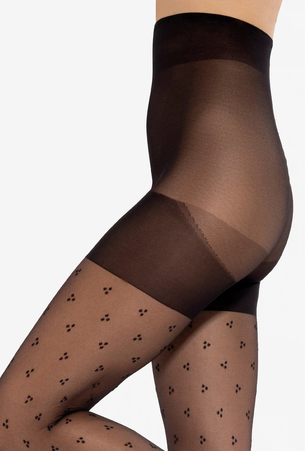 Rajstopy wzorzyste Fashion plus size wz. 01 - Gatta