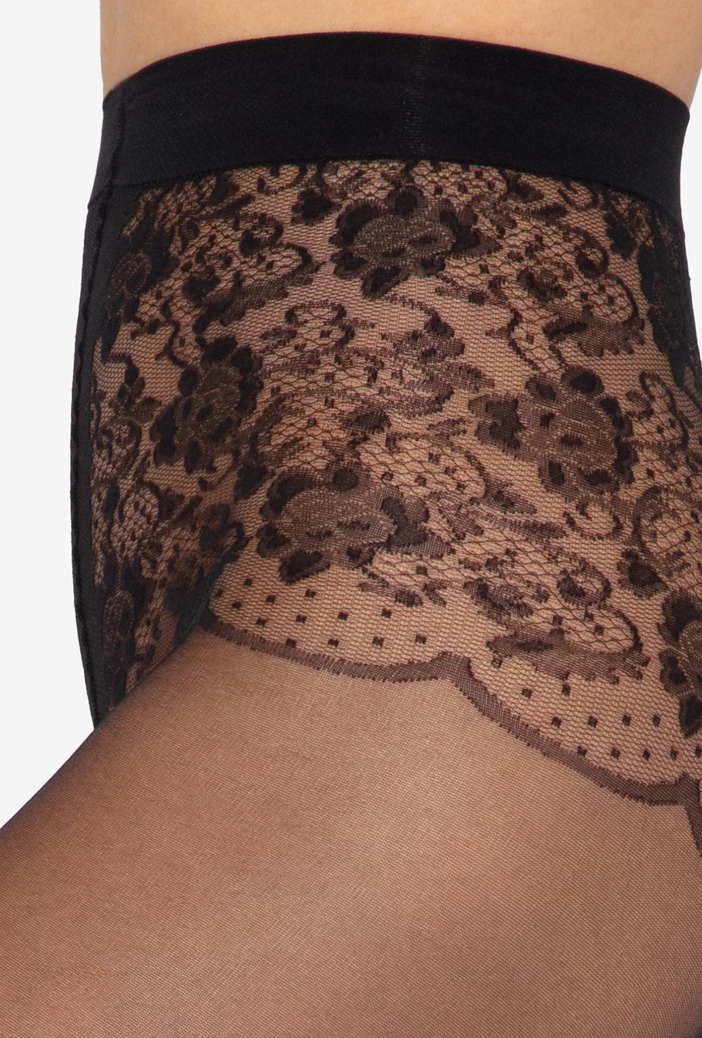 Rajstopy z kwiatowym wzorem Fleur wz. 14 - Gatta