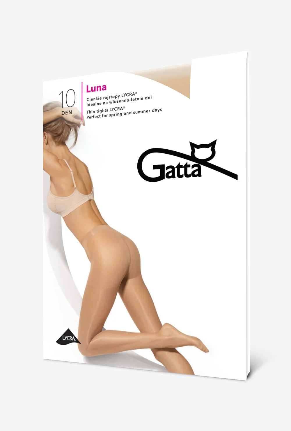 Klasyczne rajstopy damskie Luna 10 den - Gatta