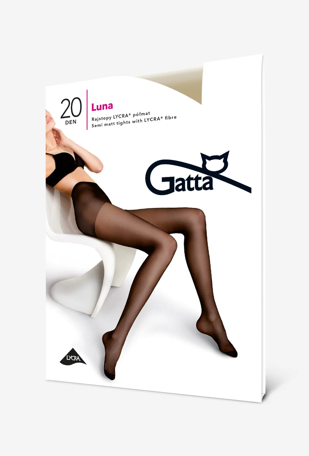 Klasyczne rajstopy damskie Luna 20 den - Gatta