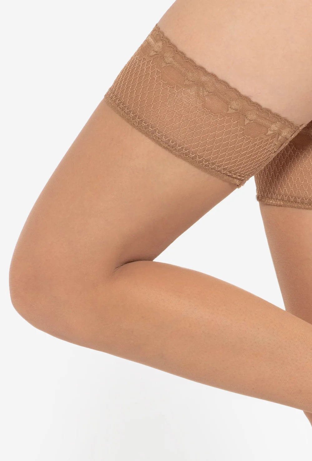 Koronkowe pończochy samonośne Michelle 8 den - Gatta