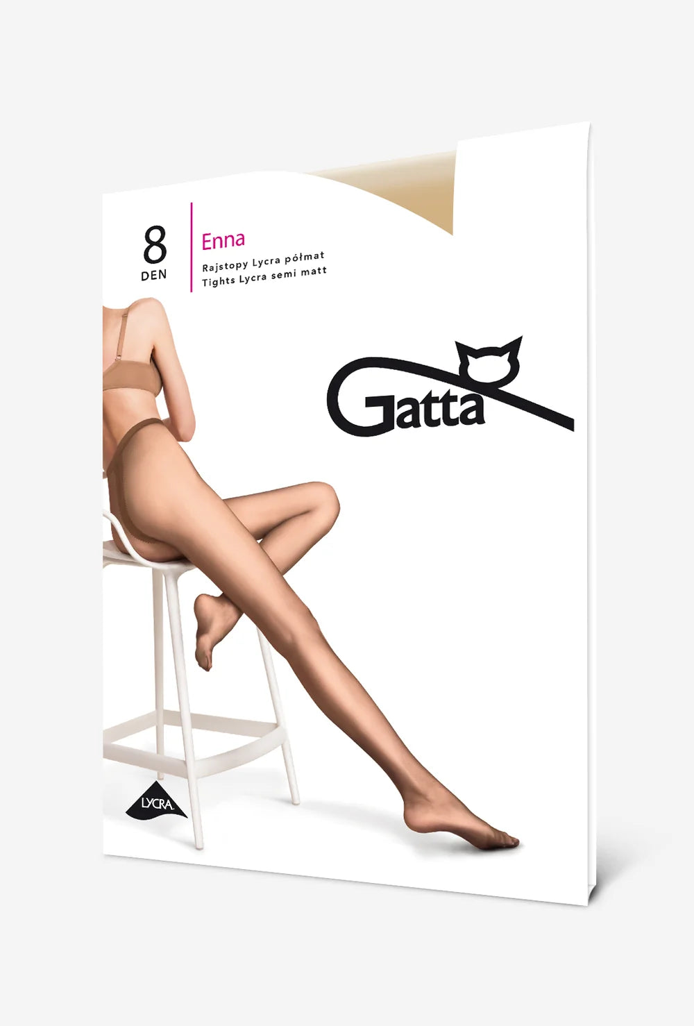 Klasyczne rajstopy damskie Enna 8 den - Gatta