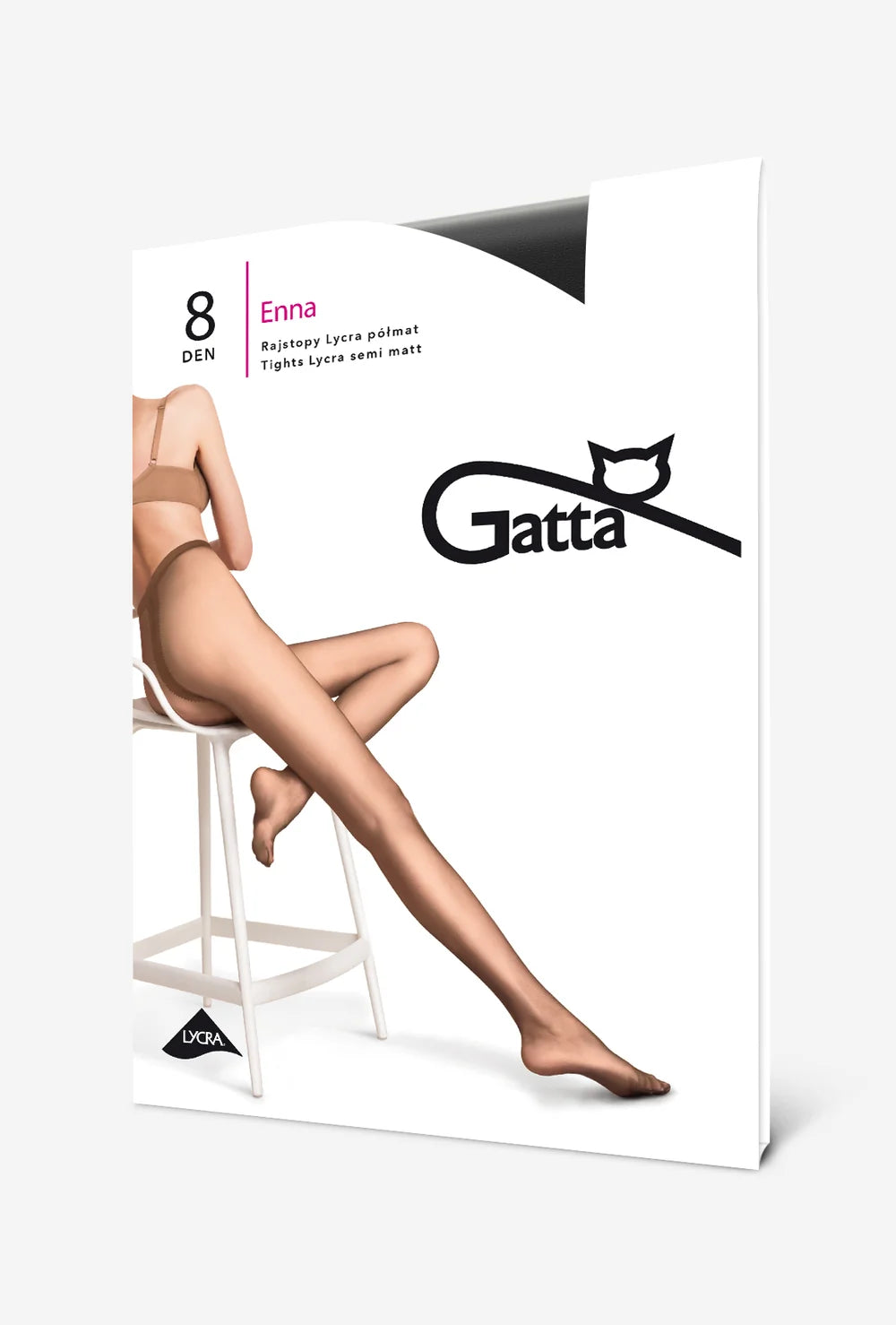 Klasyczne rajstopy damskie Enna 8 den - Gatta