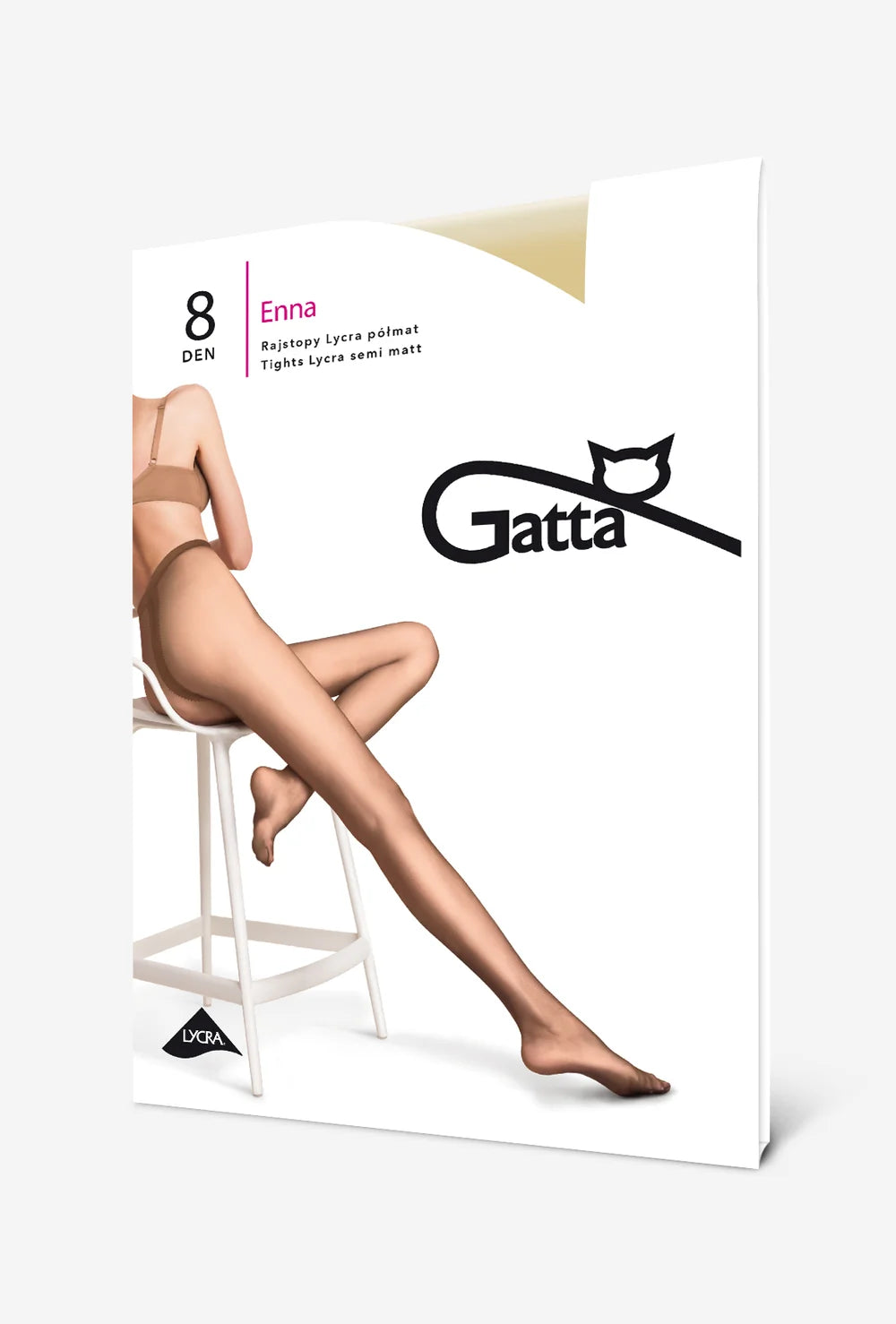 Klasyczne rajstopy damskie Enna 8 den - Gatta