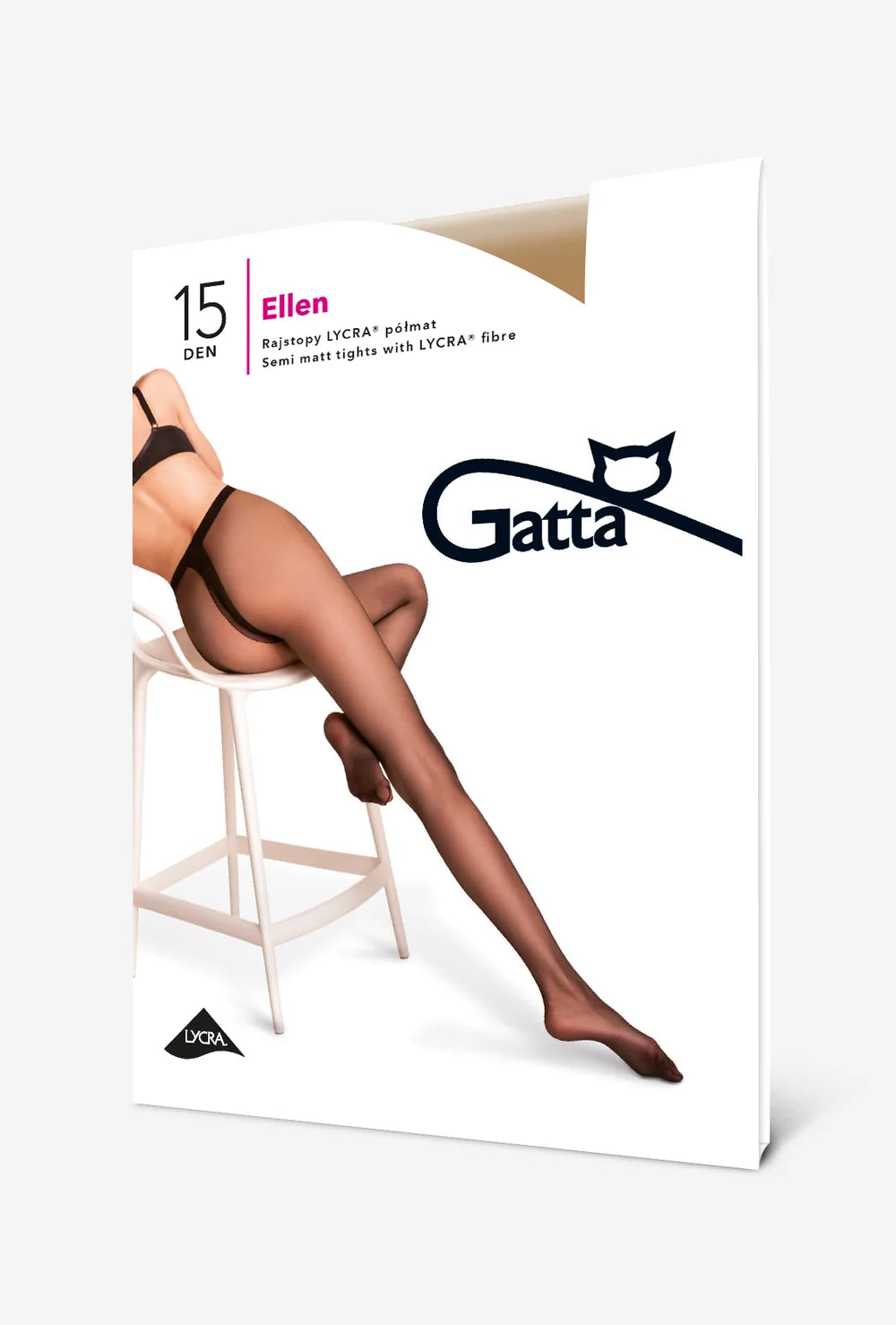 Klasyczne rajstopy damskie Ellen 15 den - Gatta