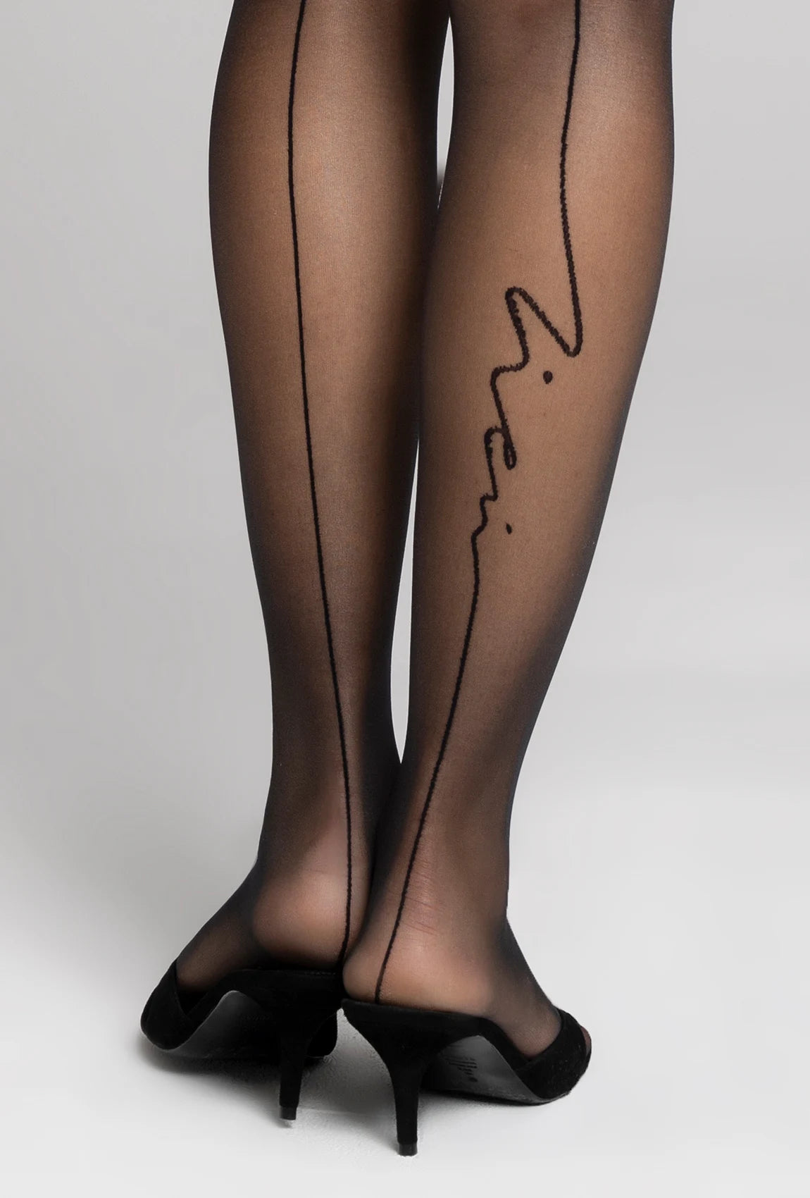 Czarne rajstopy Signature z kolekcji Zień x Gatta - Gatta