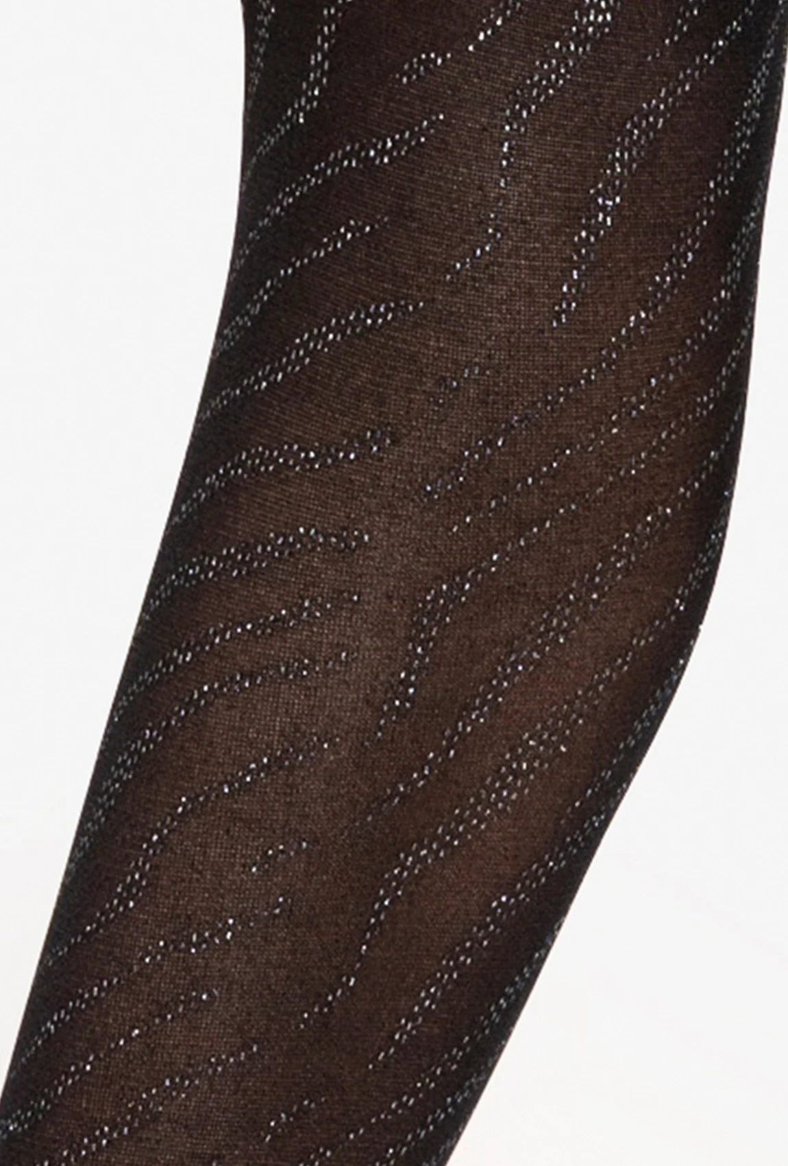 Czarne rajstopy z połyskiem Silver Gloss 02 - Gatta