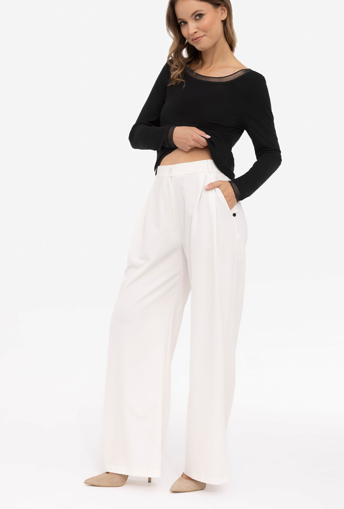 Spodnie z szeroką nogawką Katia - Gatta