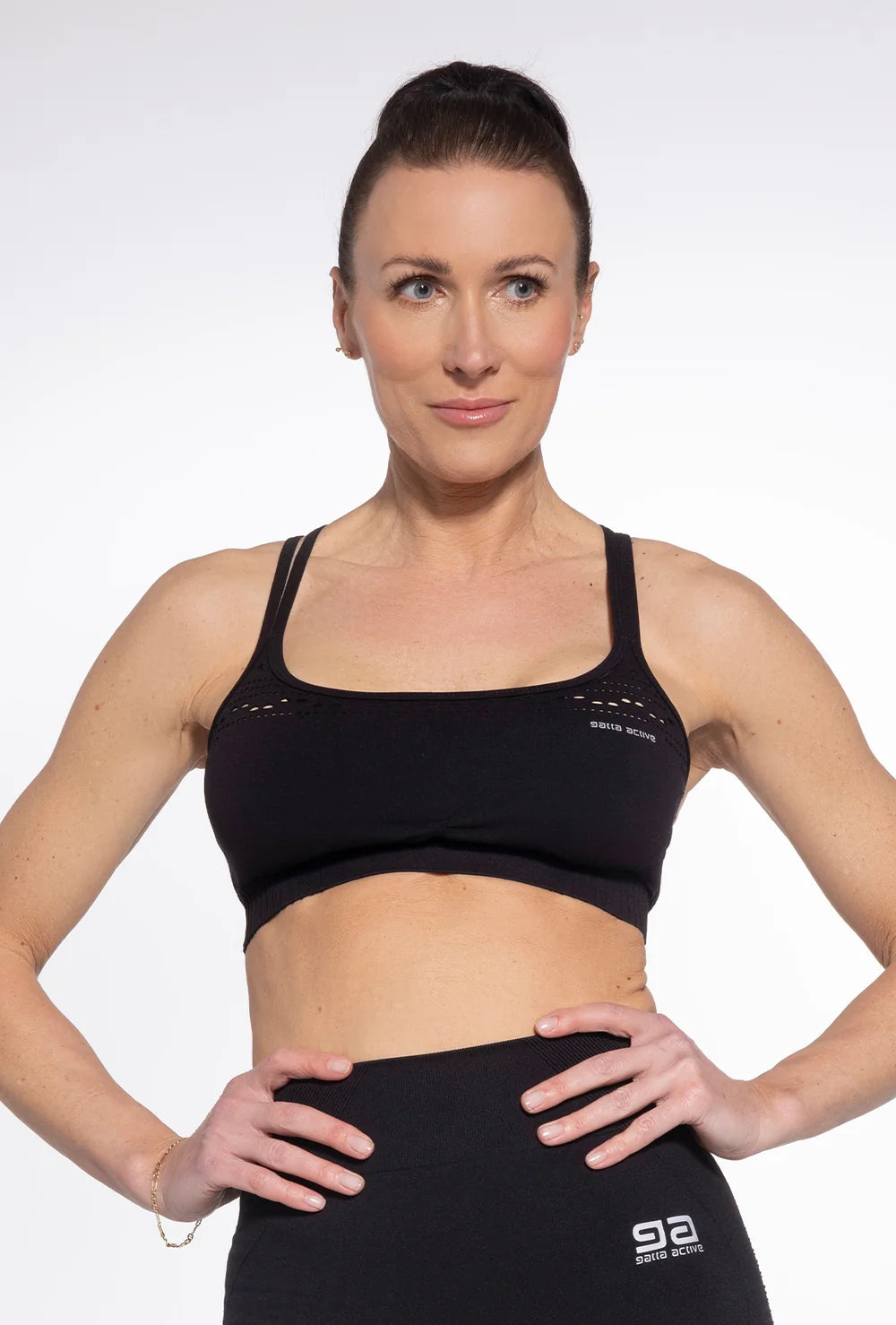 Sportowy top na cienkich ramiączkach Fitness GA - Gatta