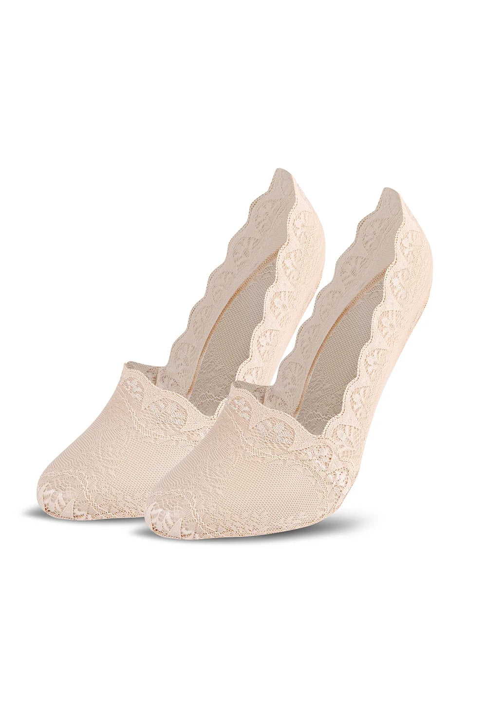 Stopki damskie wykończone koronką wz. 24 - Gatta