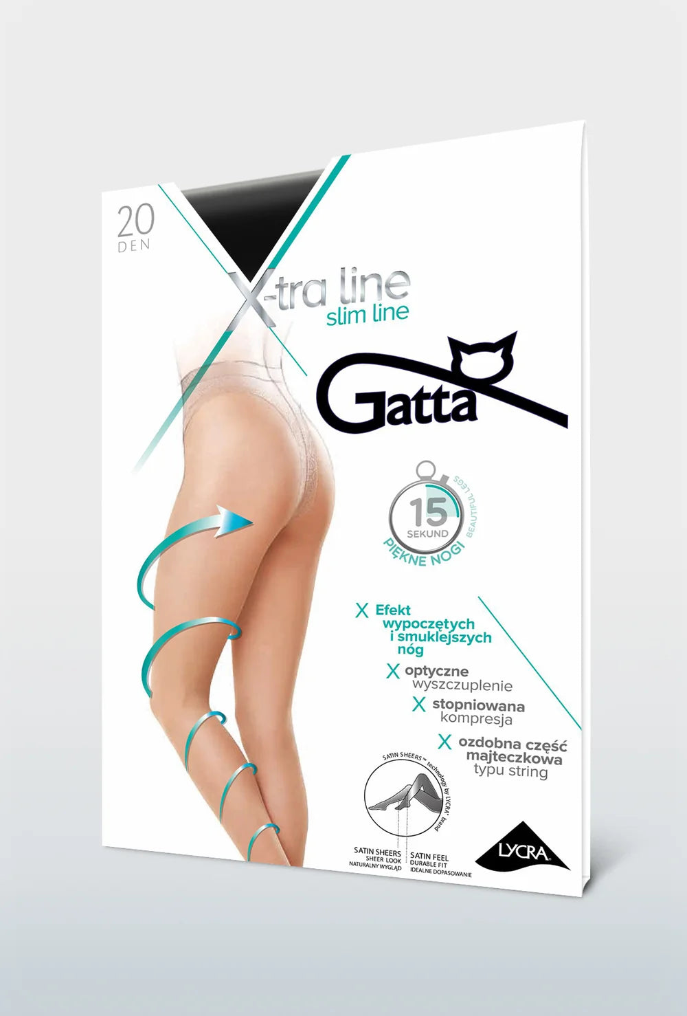 Rajstopy wyszczuplające Slim Line 20 den - Gatta