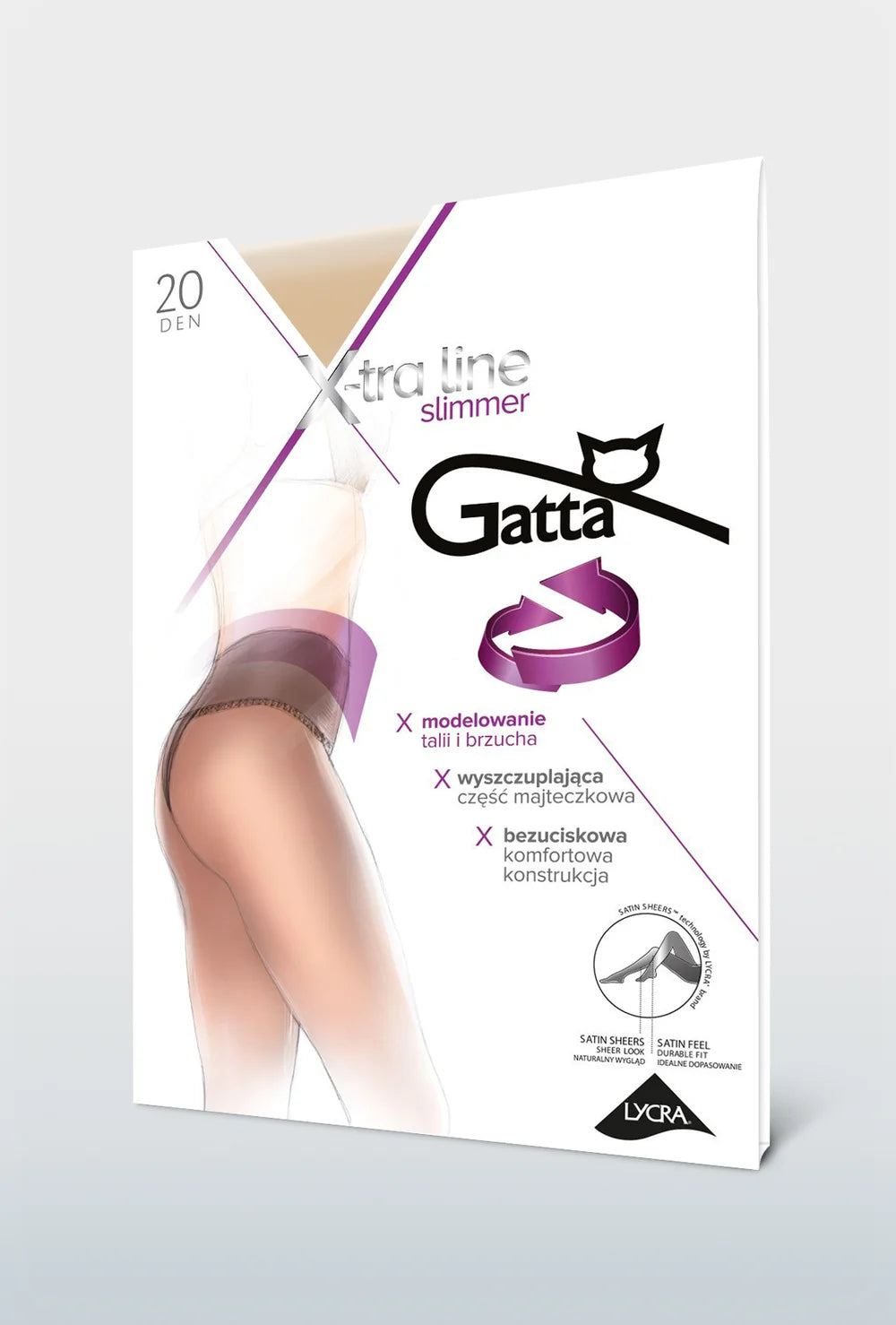 Rajstopy wyszczuplające Slimmer 20 den - Gatta